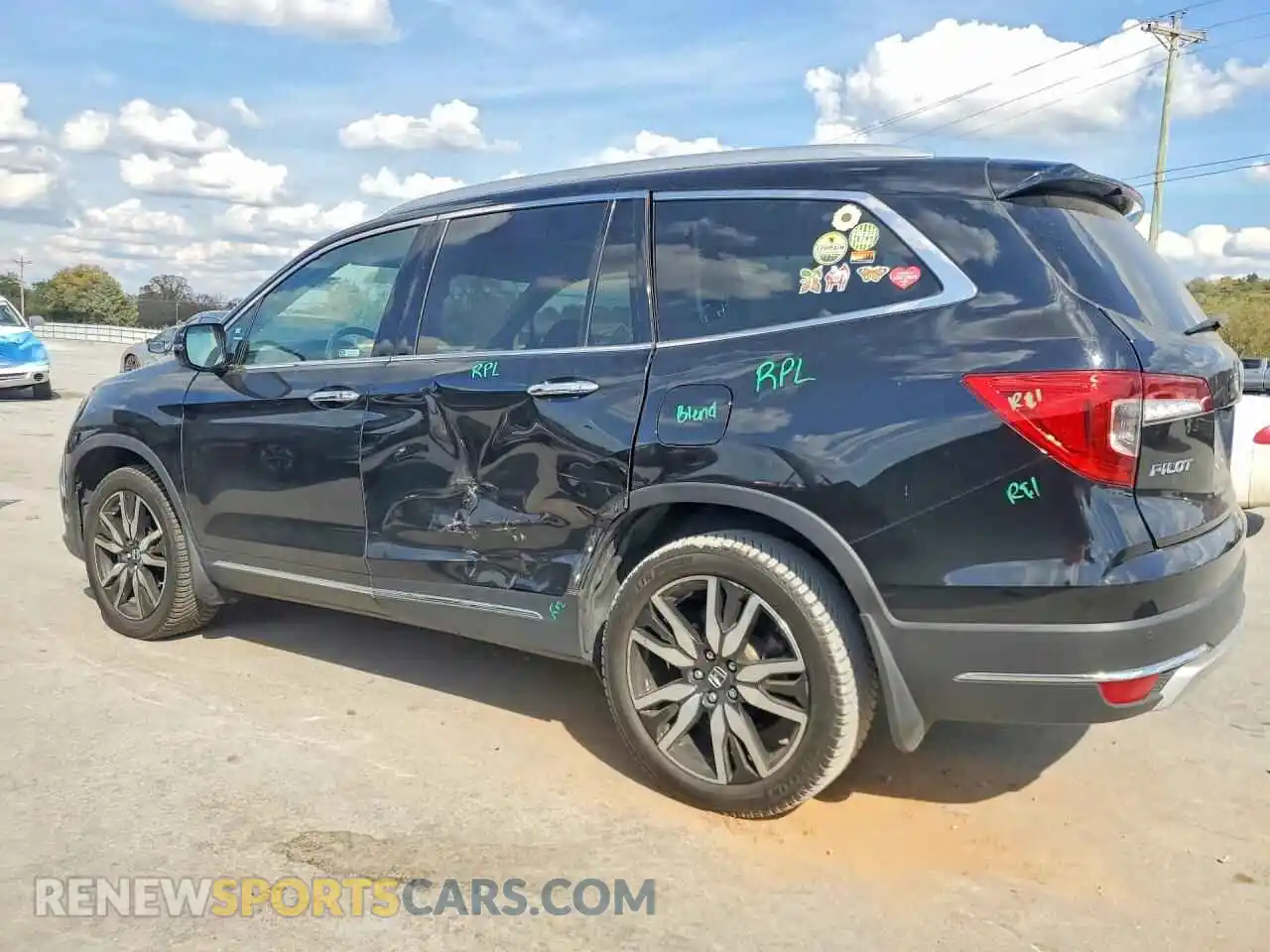 2 Фотография поврежденного автомобиля 5FNYF6H68MB006519 HONDA PILOT 2021