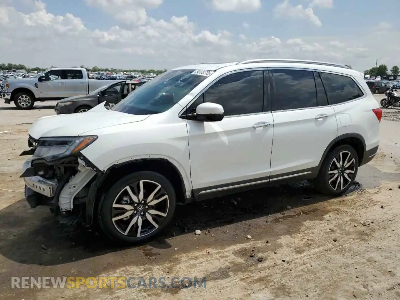 1 Photograph of a damaged car 5FNYF6H68MB077008 HONDA PILOT 2021