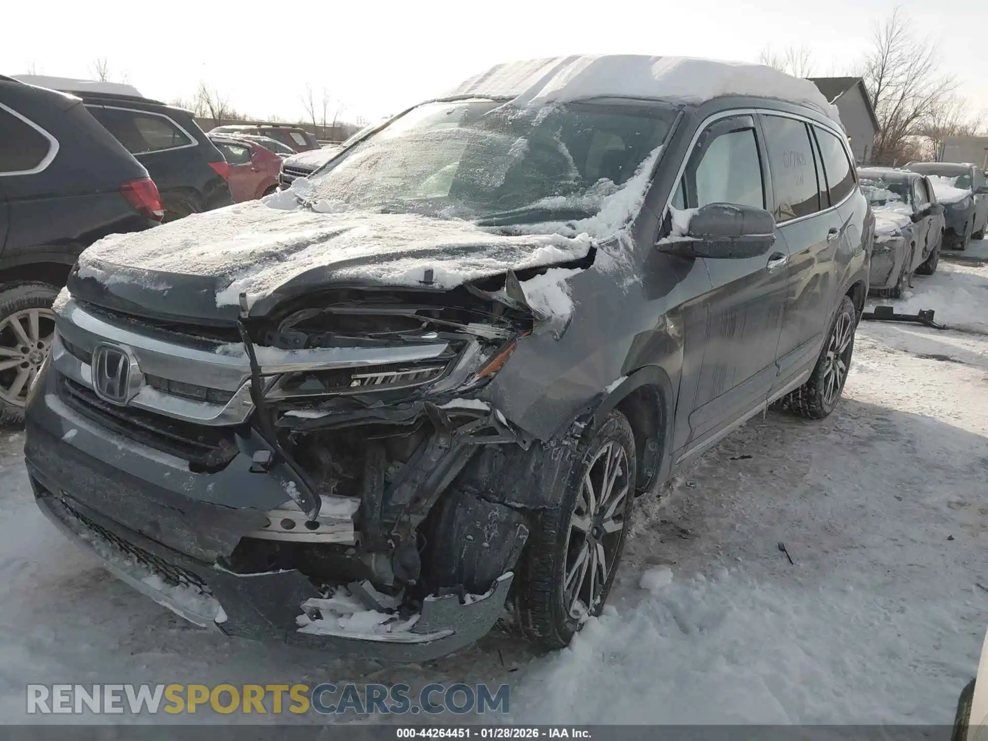 2 Photograph of a damaged car 5FNYF6H69MB077468 HONDA PILOT 2021