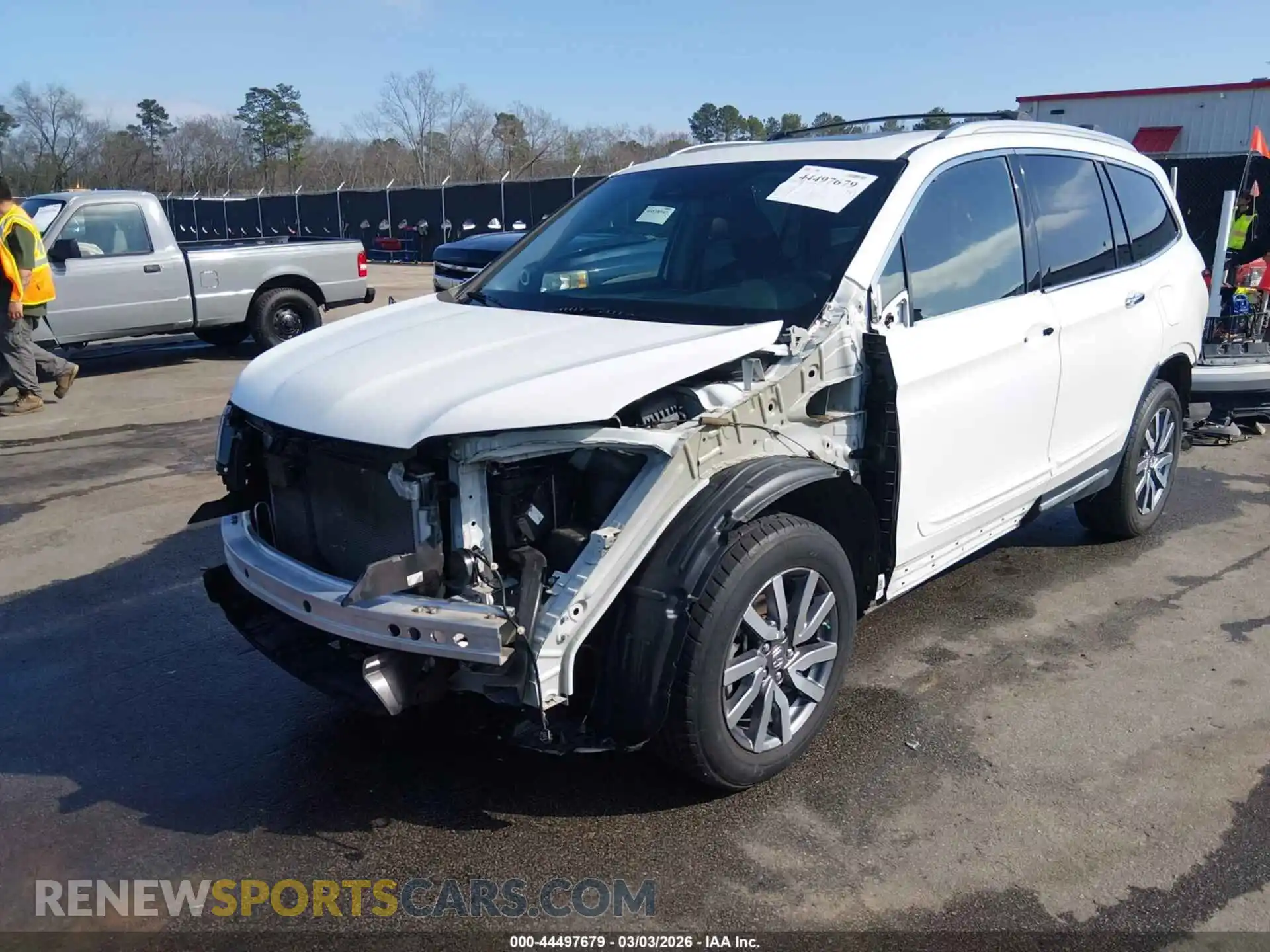 2 Photograph of a damaged car 5FNYF6H6XMB071484 HONDA PILOT 2021