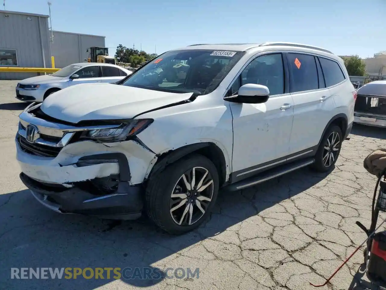 1 Photograph of a damaged car 5FNYF6H6XMB074918 HONDA PILOT 2021