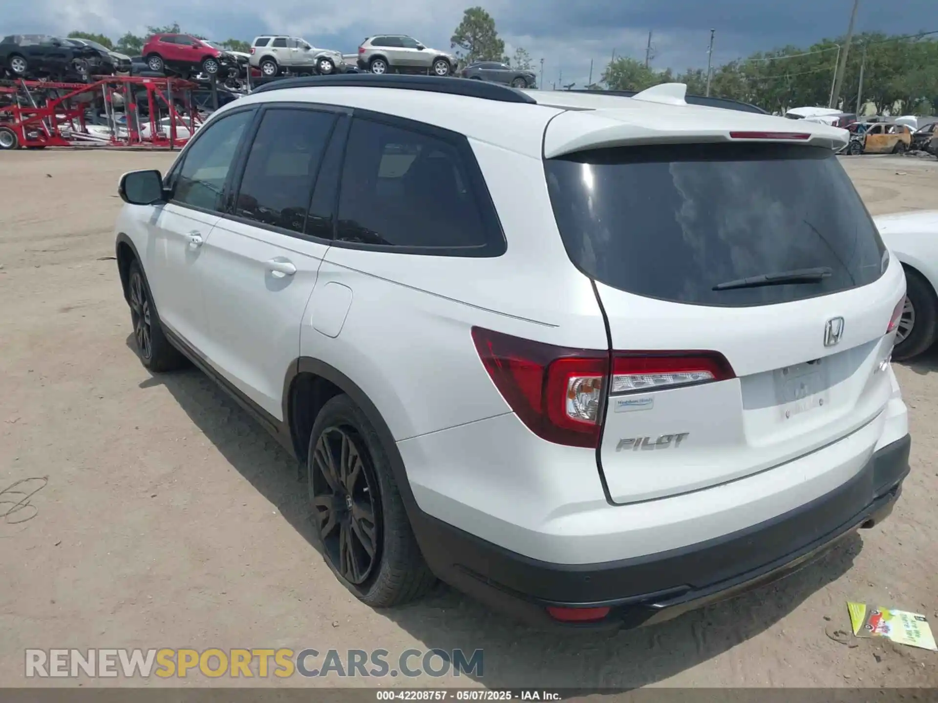 3 Photograph of a damaged car 5FNYF6H71MB036843 HONDA PILOT 2021