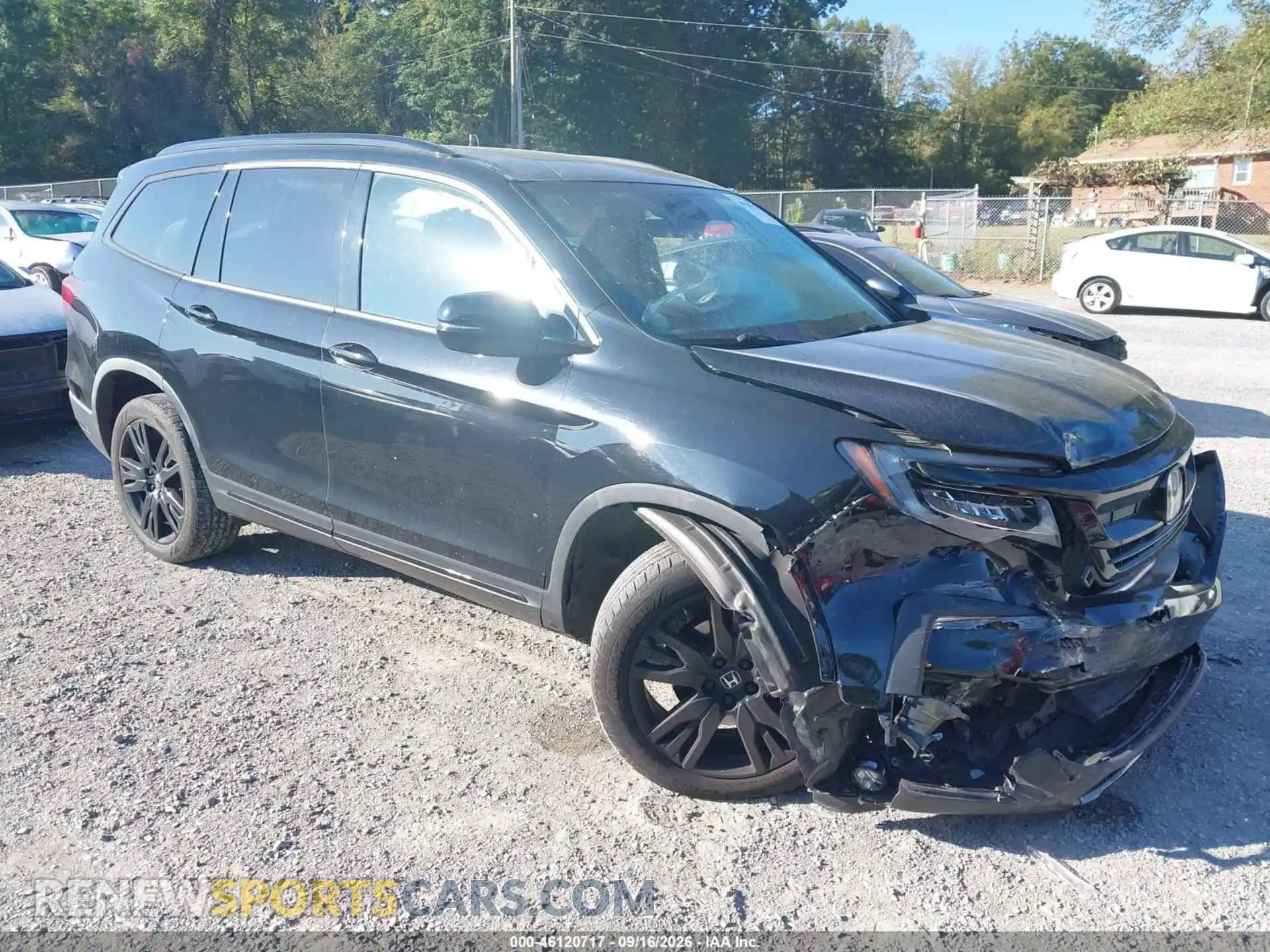 1 Photograph of a damaged car 5FNYF6H73MB051974 HONDA PILOT 2021