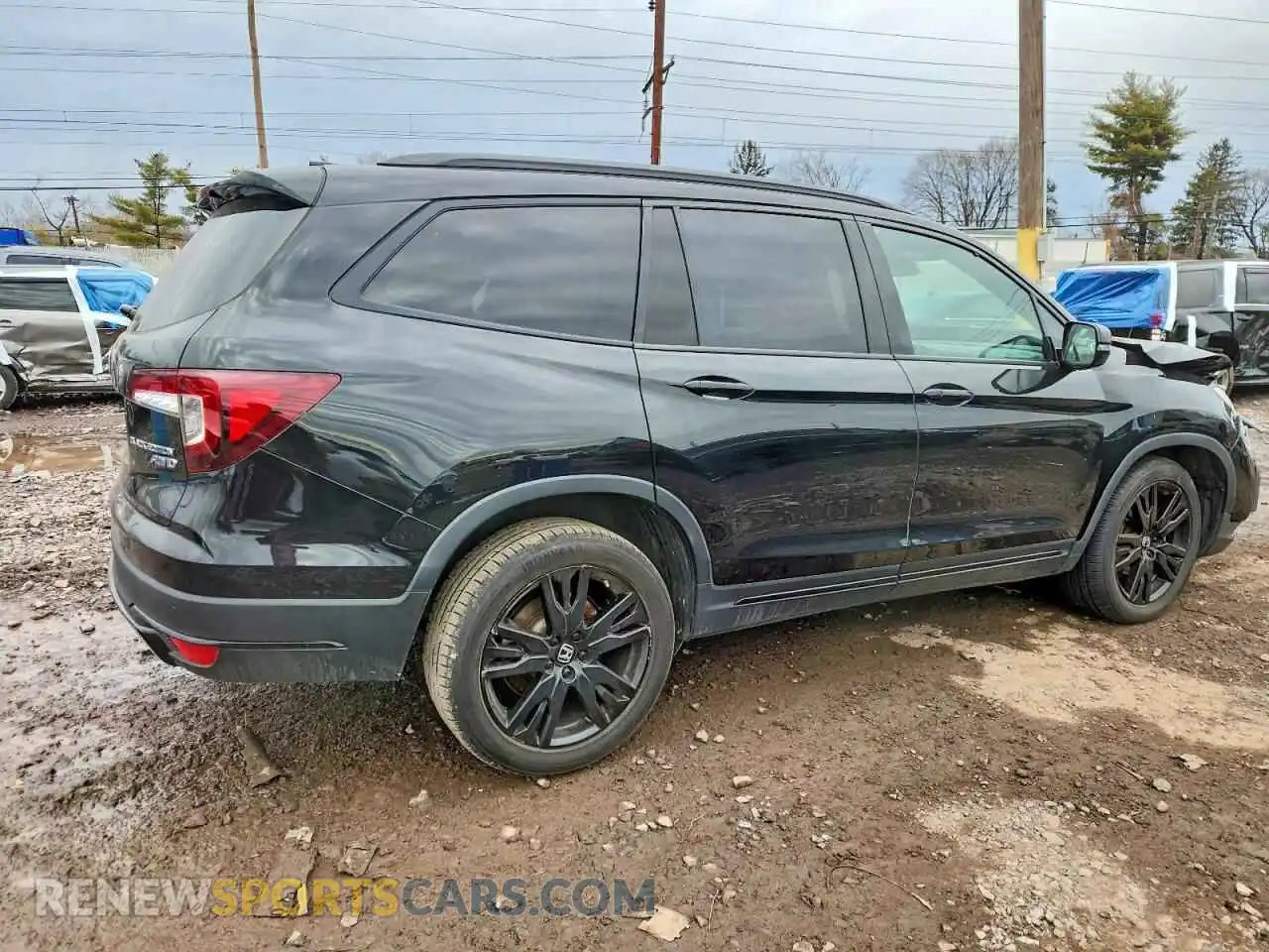 3 Photograph of a damaged car 5FNYF6H74MB052972 HONDA PILOT 2021