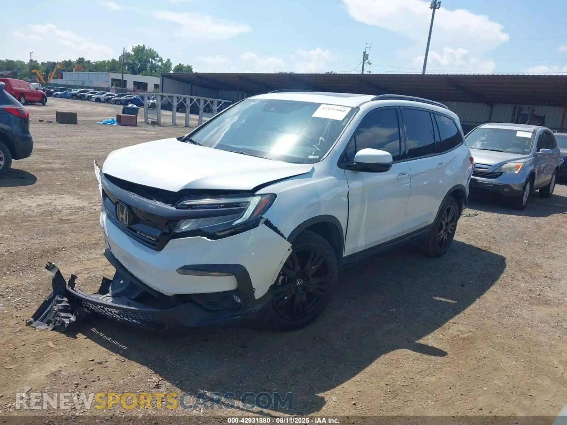 2 Photograph of a damaged car 5FNYF6H74MB056620 HONDA PILOT 2021