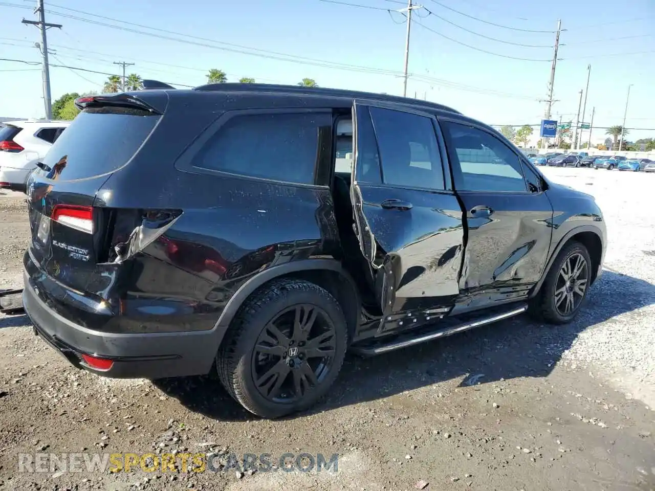 3 Photograph of a damaged car 5FNYF6H75MB065519 HONDA PILOT 2021