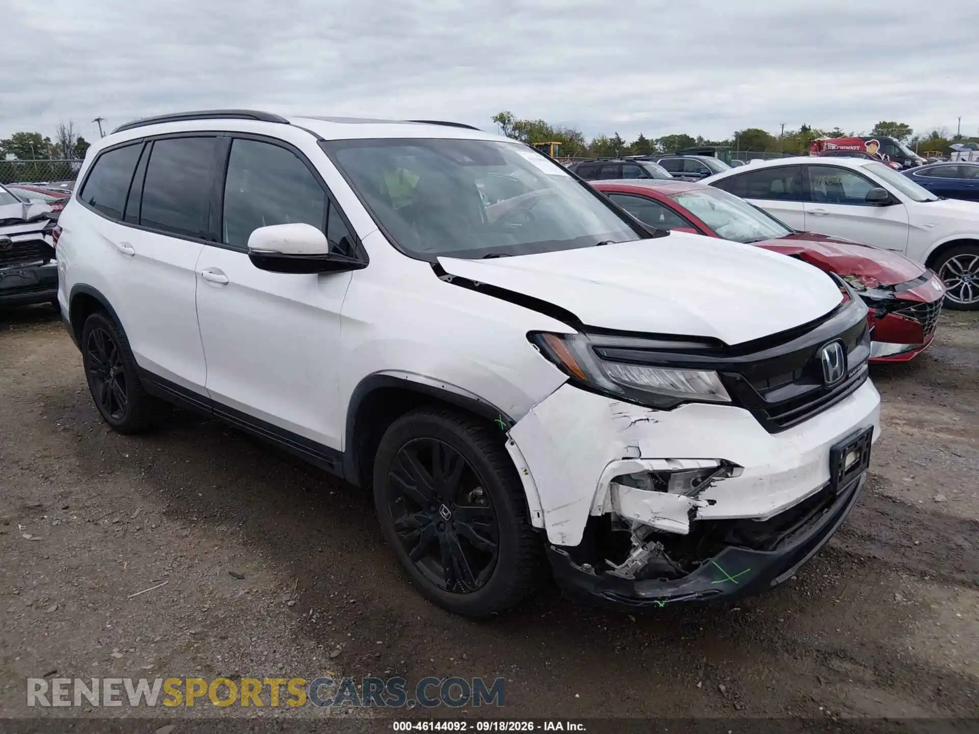 1 Photograph of a damaged car 5FNYF6H78MB041988 HONDA PILOT 2021