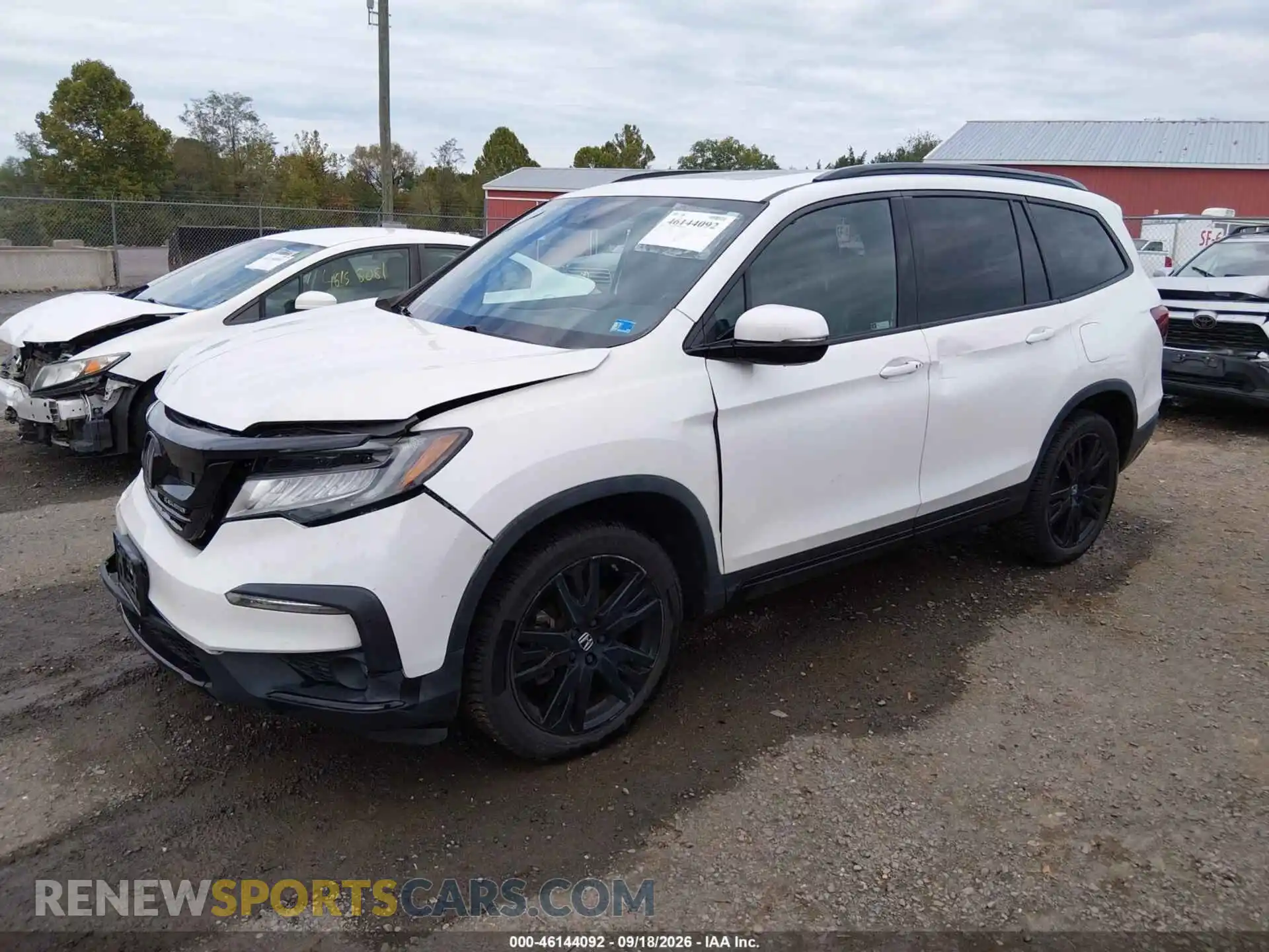 2 Photograph of a damaged car 5FNYF6H78MB041988 HONDA PILOT 2021