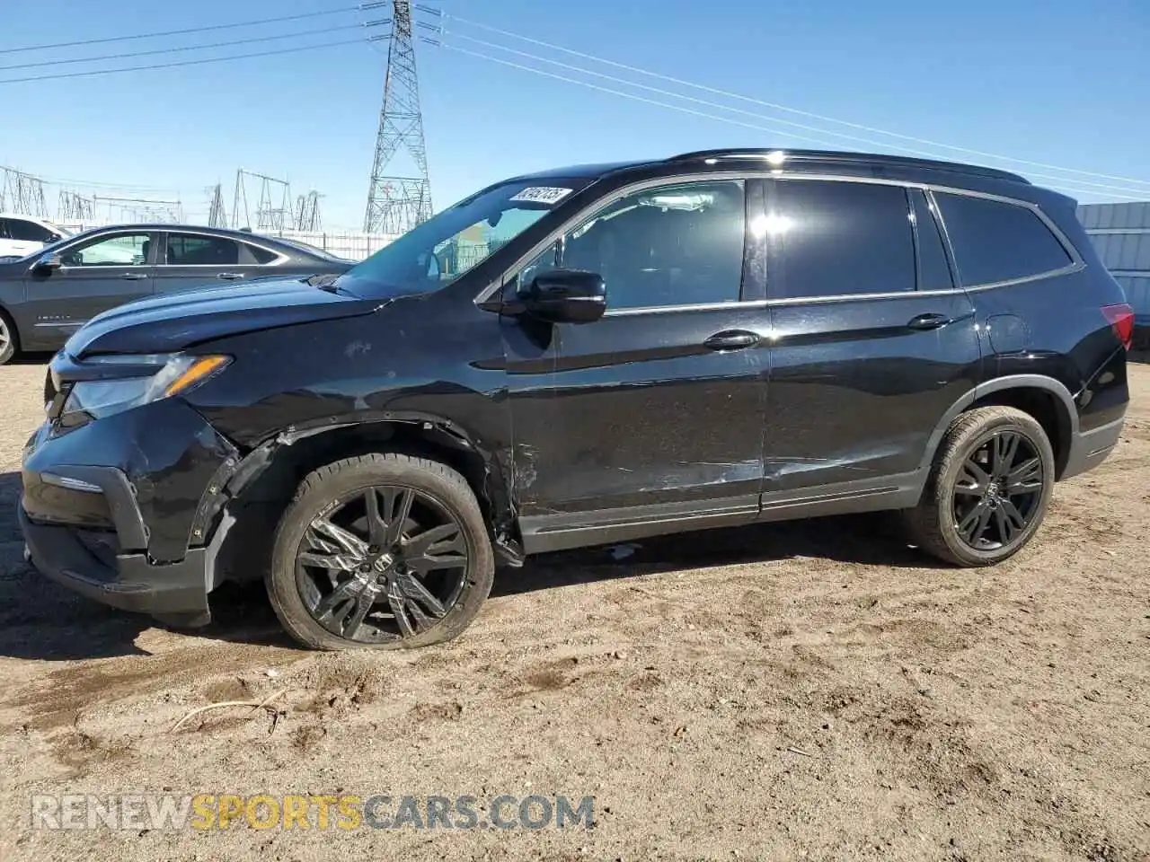 1 Photograph of a damaged car 5FNYF6H79MB027839 HONDA PILOT 2021