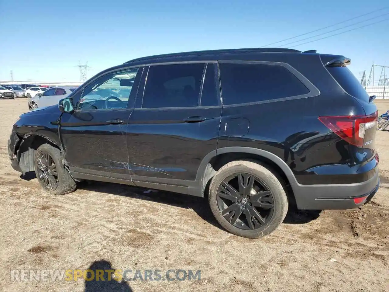 2 Photograph of a damaged car 5FNYF6H79MB027839 HONDA PILOT 2021