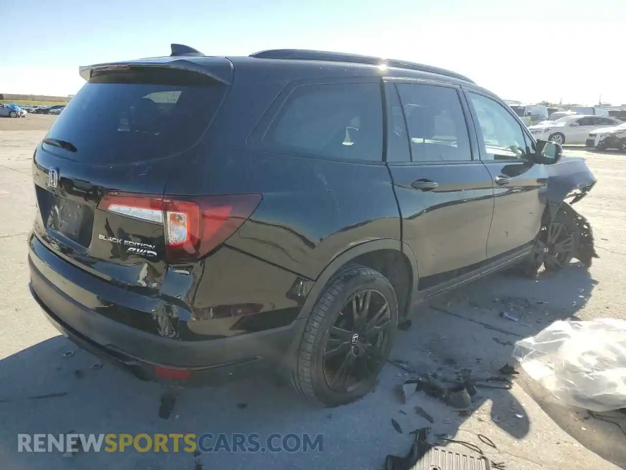 3 Photograph of a damaged car 5FNYF6H79MB045547 HONDA PILOT 2021