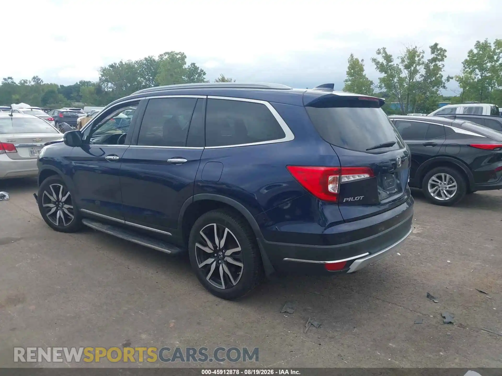 3 Photograph of a damaged car 5FNYF6H90MB014804 HONDA PILOT 2021