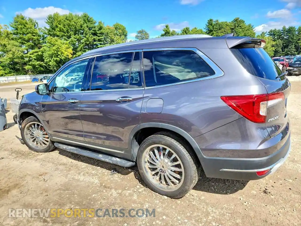 2 fotografías del automóvil dañado 5FNYF6H91MB045270 HONDA PILOT 2021