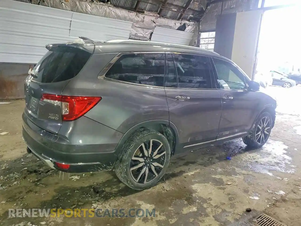 3 Photograph of a damaged car 5FNYF6H91MB049562 HONDA PILOT 2021