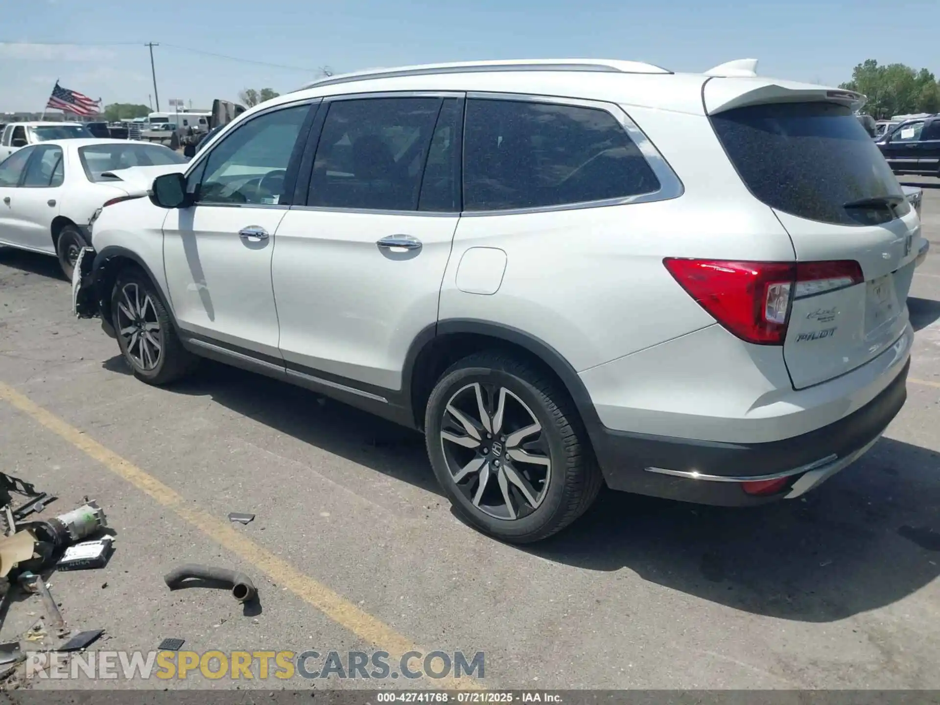 3 Photograph of a damaged car 5FNYF6H91MB061467 HONDA PILOT 2021