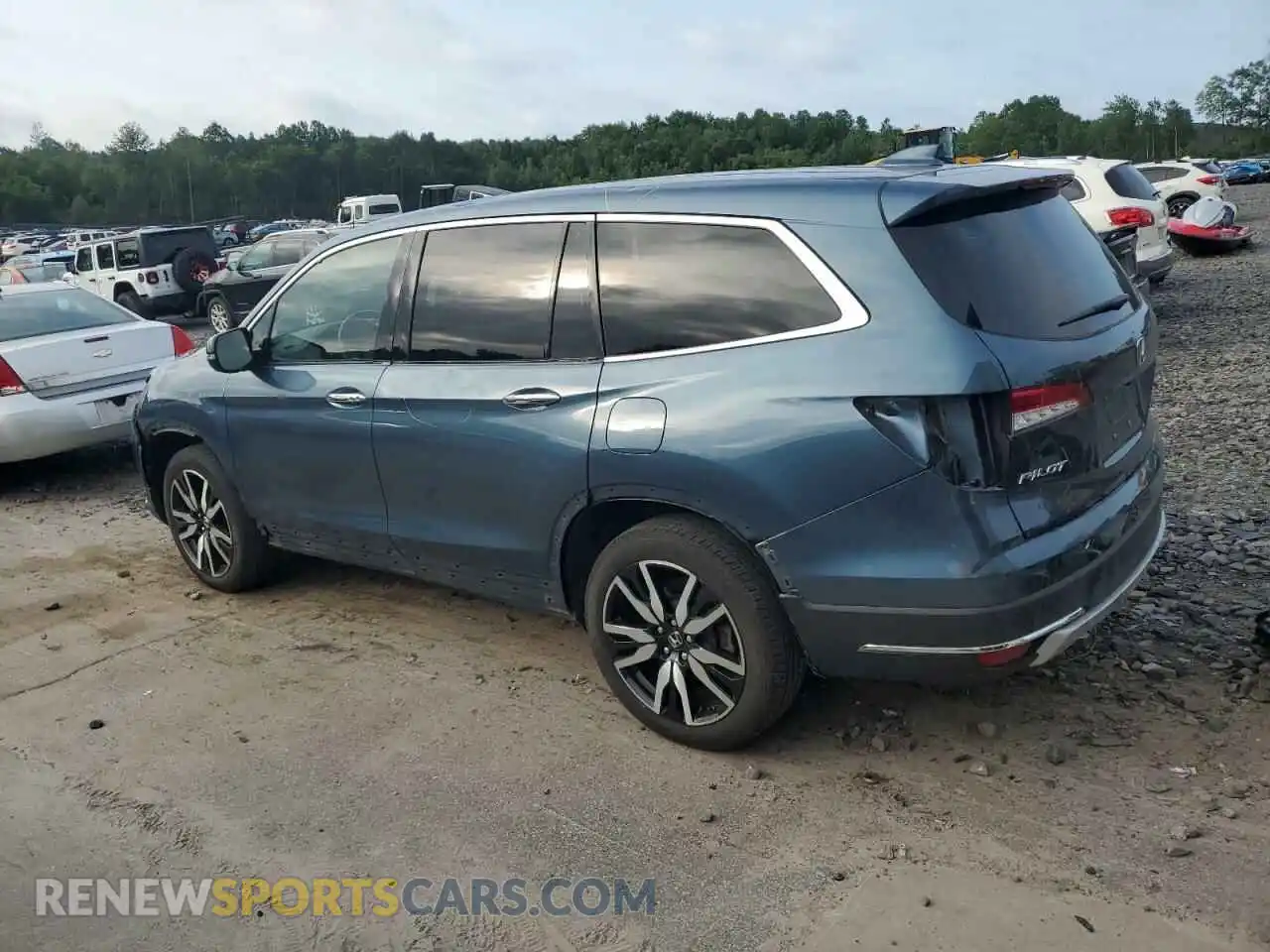 2 Photograph of a damaged car 5FNYF6H91MB089527 HONDA PILOT 2021