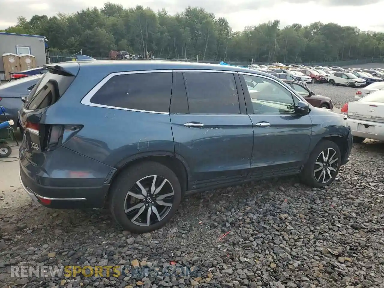 3 Photograph of a damaged car 5FNYF6H91MB089527 HONDA PILOT 2021