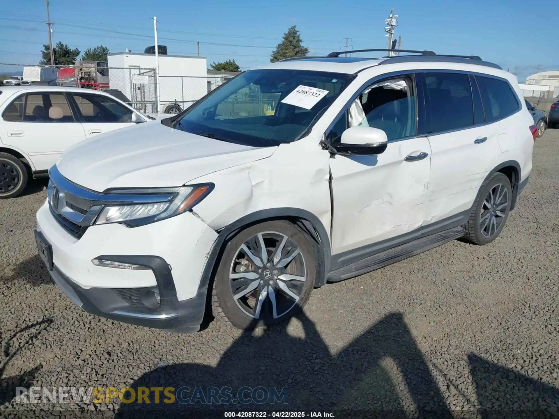 2 Photograph of a damaged car 5FNYF6H92MB031782 HONDA PILOT 2021
