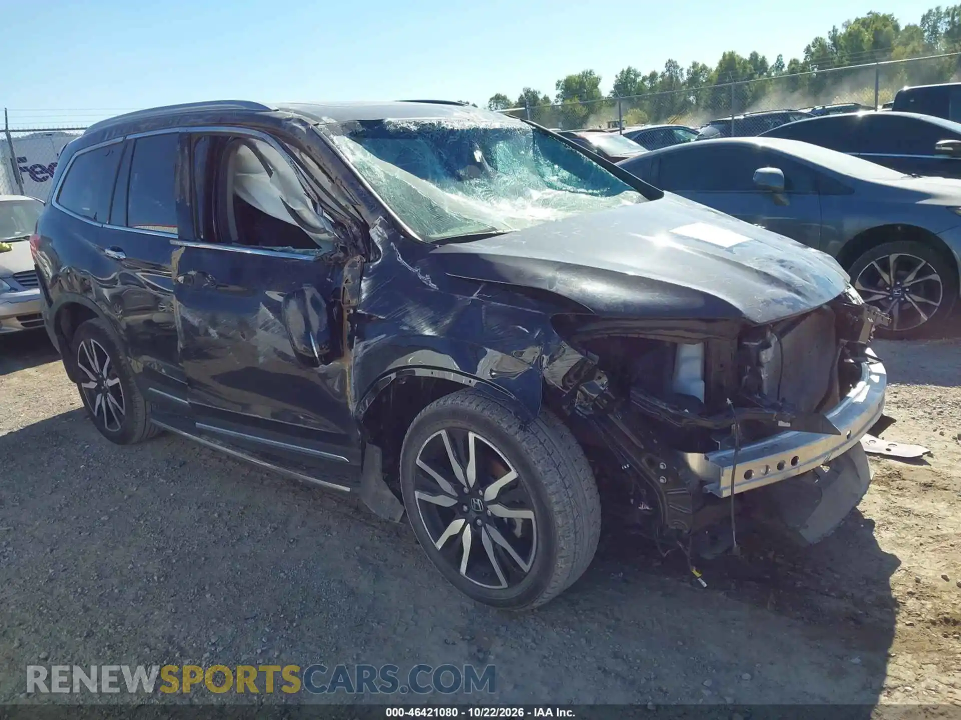 1 fotografías del automóvil dañado 5FNYF6H92MB044211 HONDA PILOT 2021