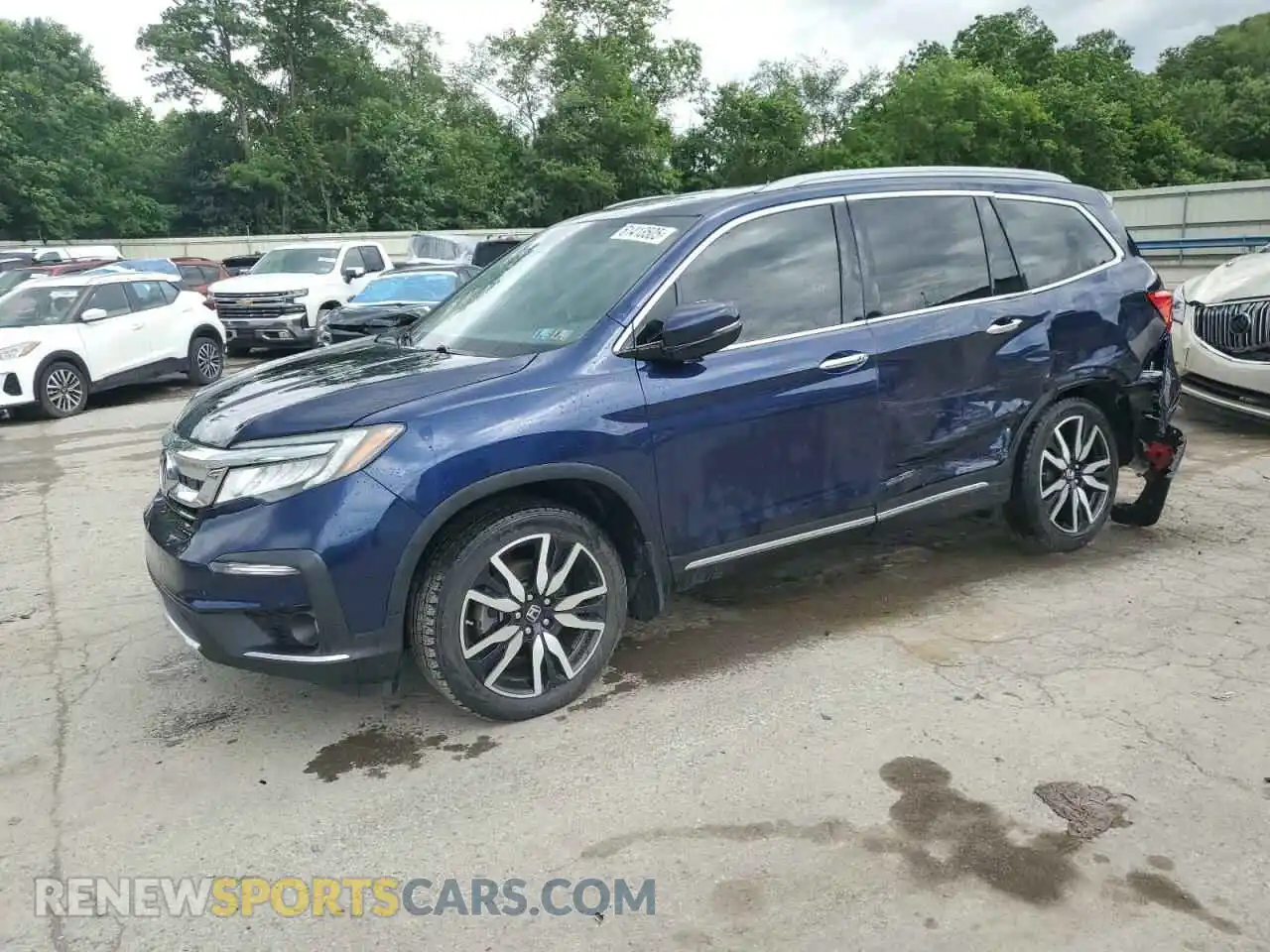 1 Фотография поврежденного автомобиля 5FNYF6H93MB014795 HONDA PILOT 2021