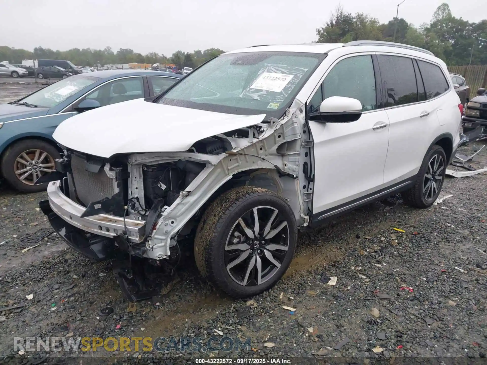 2 Photograph of a damaged car 5FNYF6H93MB026803 HONDA PILOT 2021