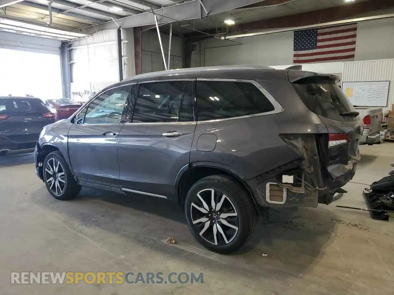2 Photograph of a damaged car 5FNYF6H94MB034098 HONDA PILOT 2021