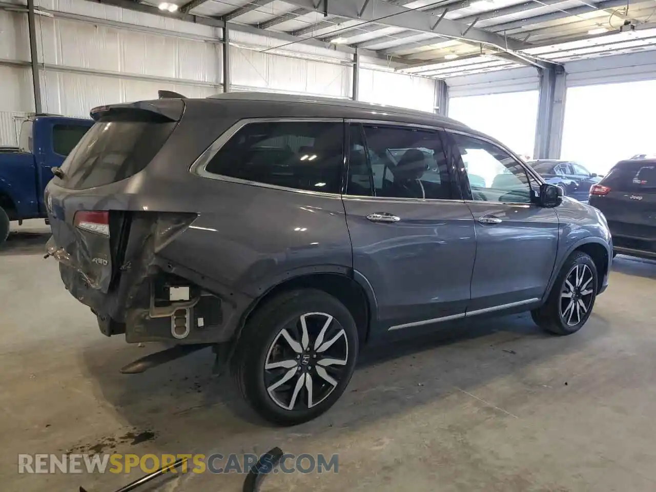3 Photograph of a damaged car 5FNYF6H94MB034098 HONDA PILOT 2021