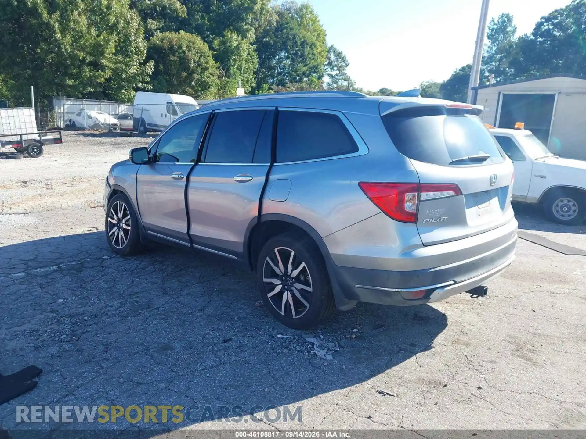 3 Photograph of a damaged car 5FNYF6H95MB038922 HONDA PILOT 2021