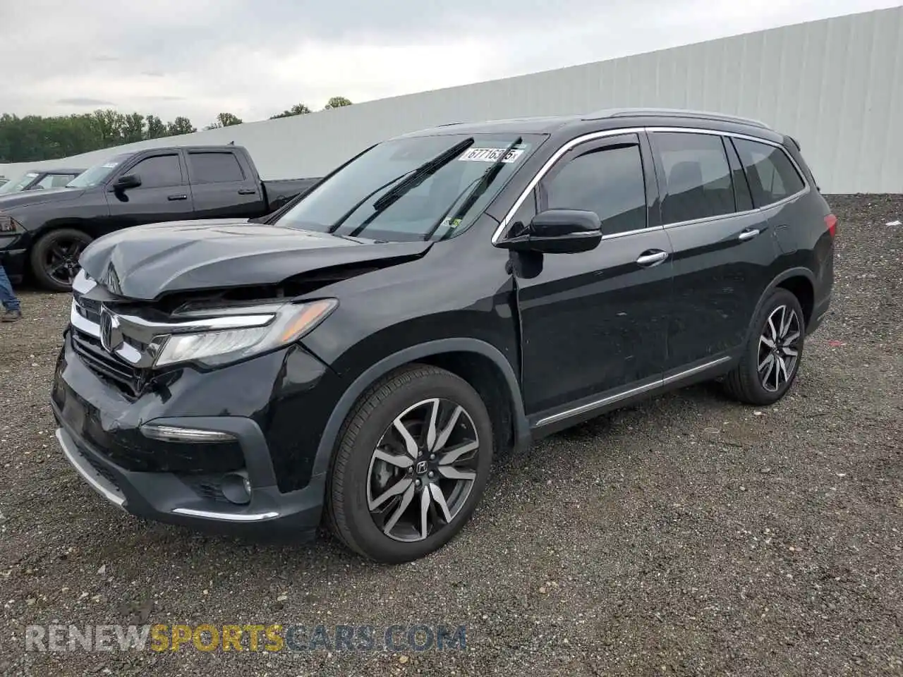 1 Photograph of a damaged car 5FNYF6H95MB045000 HONDA PILOT 2021