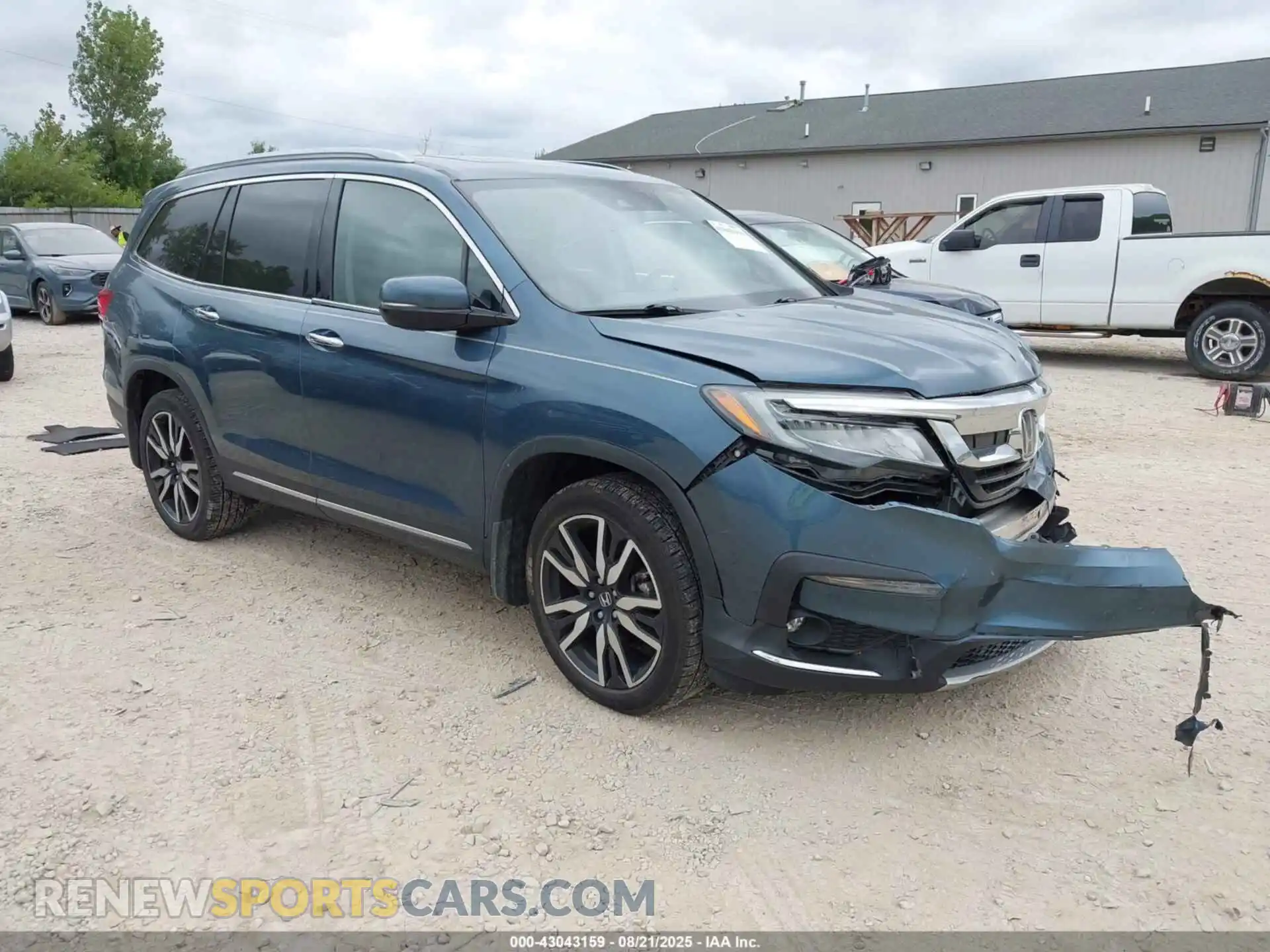 1 Photograph of a damaged car 5FNYF6H95MB080278 HONDA PILOT 2021