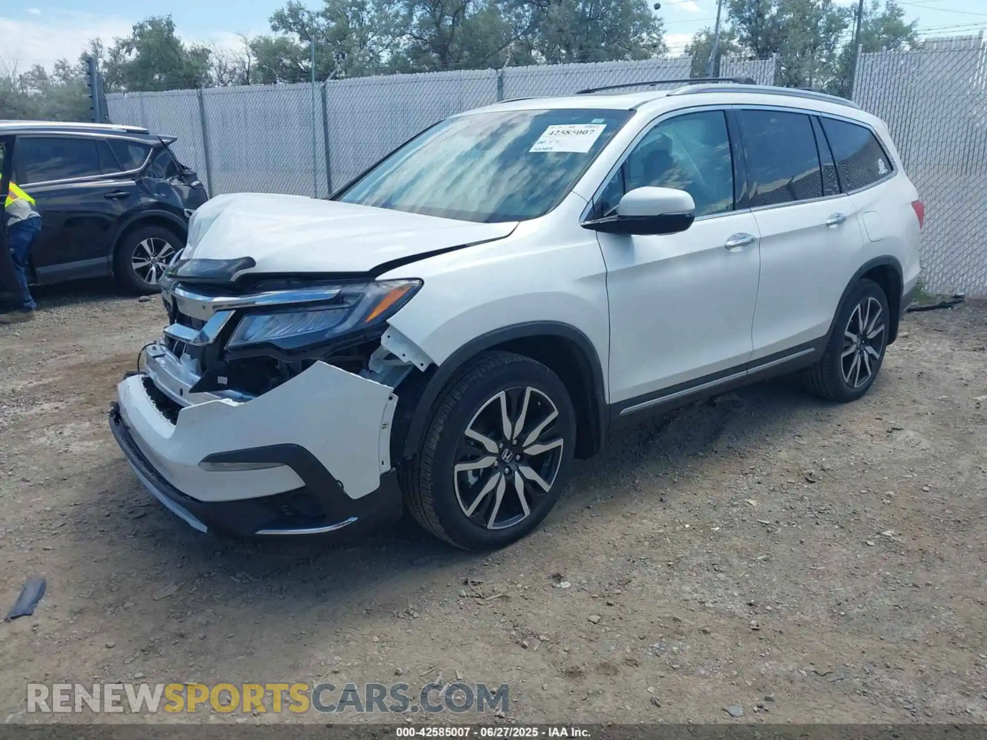 2 Photograph of a damaged car 5FNYF6H96MB030036 HONDA PILOT 2021