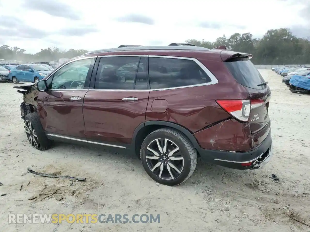 2 Photograph of a damaged car 5FNYF6H96MB041117 HONDA PILOT 2021