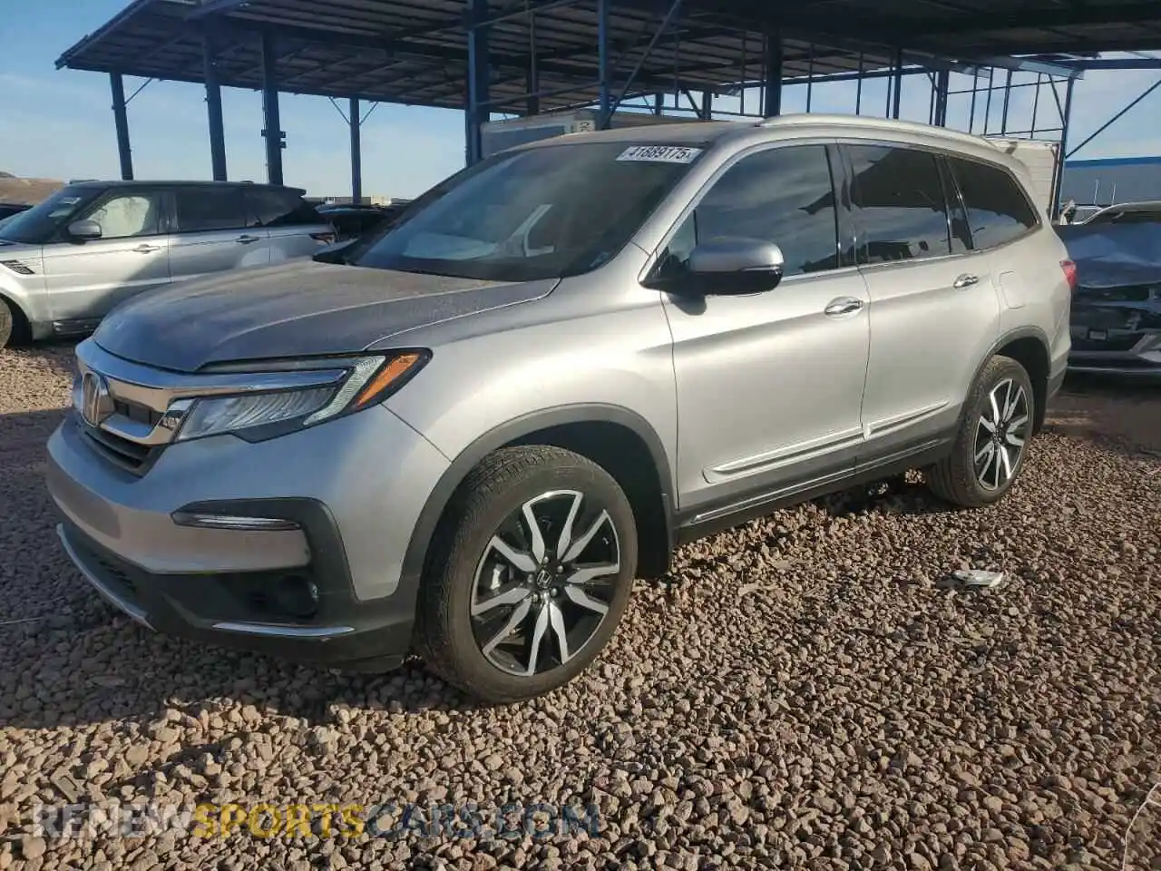 1 Photograph of a damaged car 5FNYF6H9XMB067851 HONDA PILOT 2021
