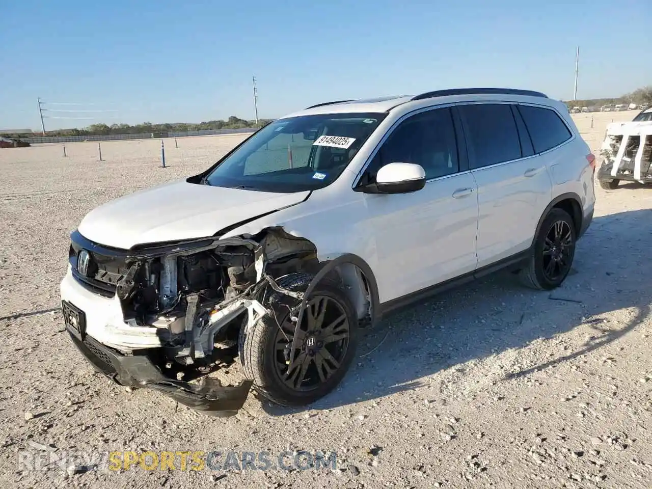 1 Photograph of a damaged car 5FNYF5H20NB024795 HONDA PILOT 2022