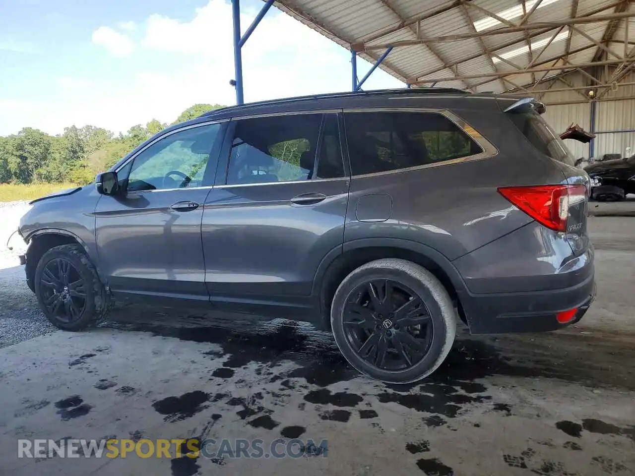 2 fotografías del automóvil dañado 5FNYF5H22NB024314 HONDA PILOT 2022