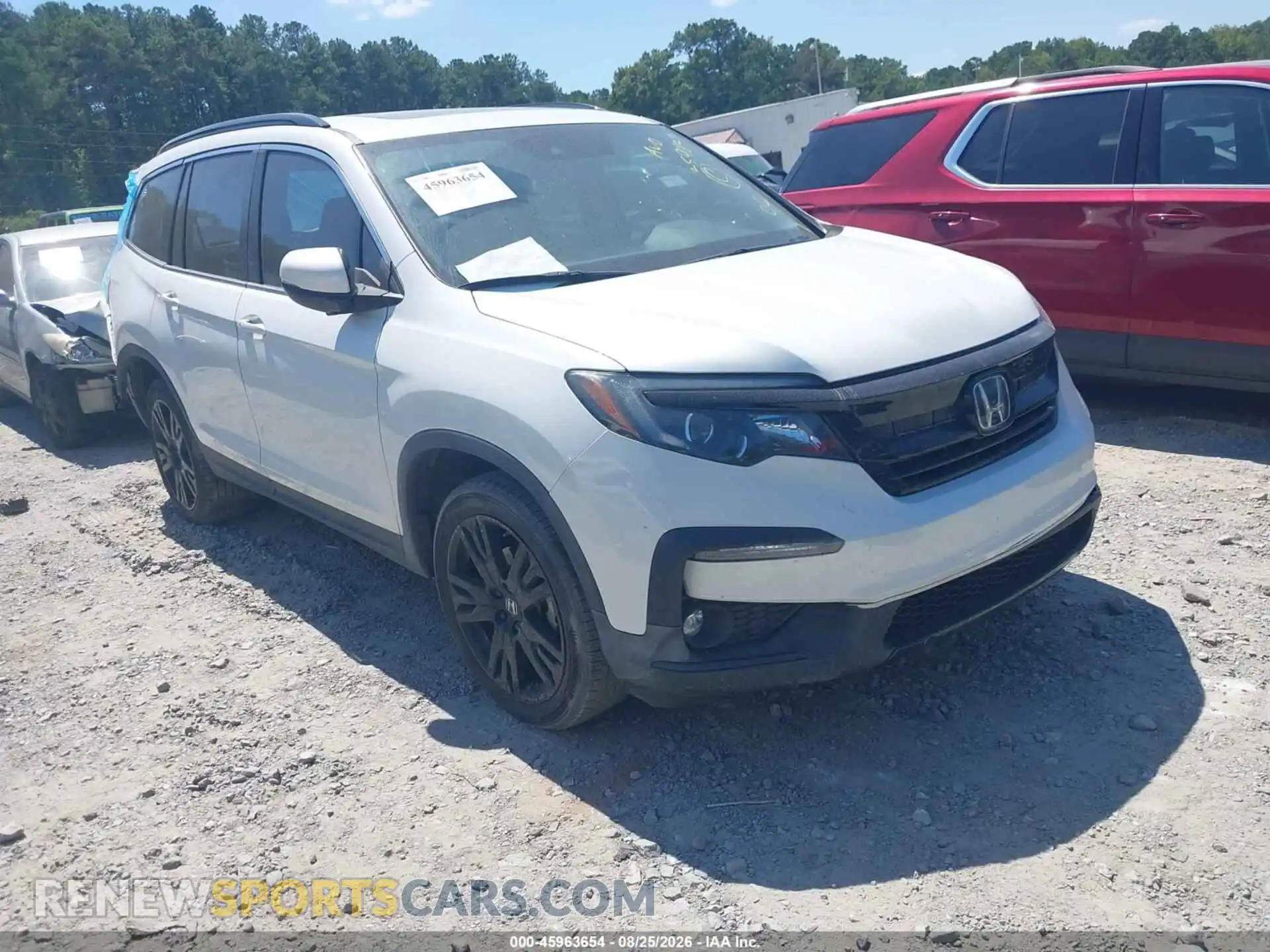 1 Photograph of a damaged car 5FNYF5H24NB025982 HONDA PILOT 2022