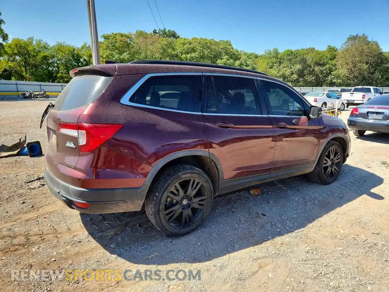 3 Photograph of a damaged car 5FNYF5H26NB009315 HONDA PILOT 2022