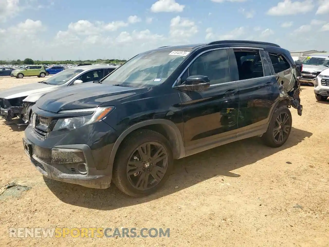 1 Photograph of a damaged car 5FNYF5H26NB026177 HONDA PILOT 2022