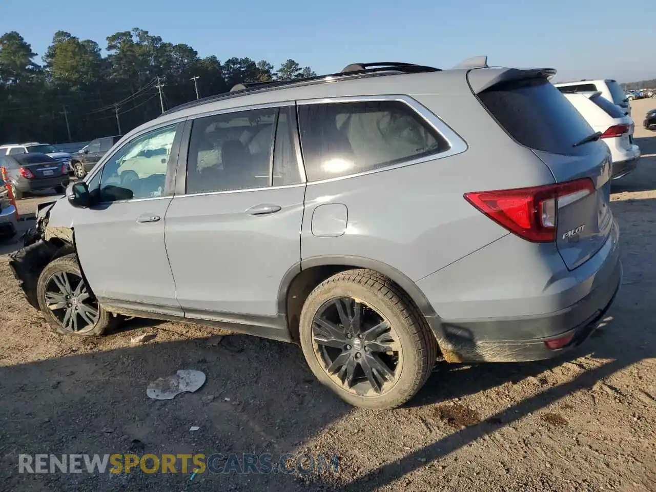 2 Photograph of a damaged car 5FNYF5H27NB020355 HONDA PILOT 2022