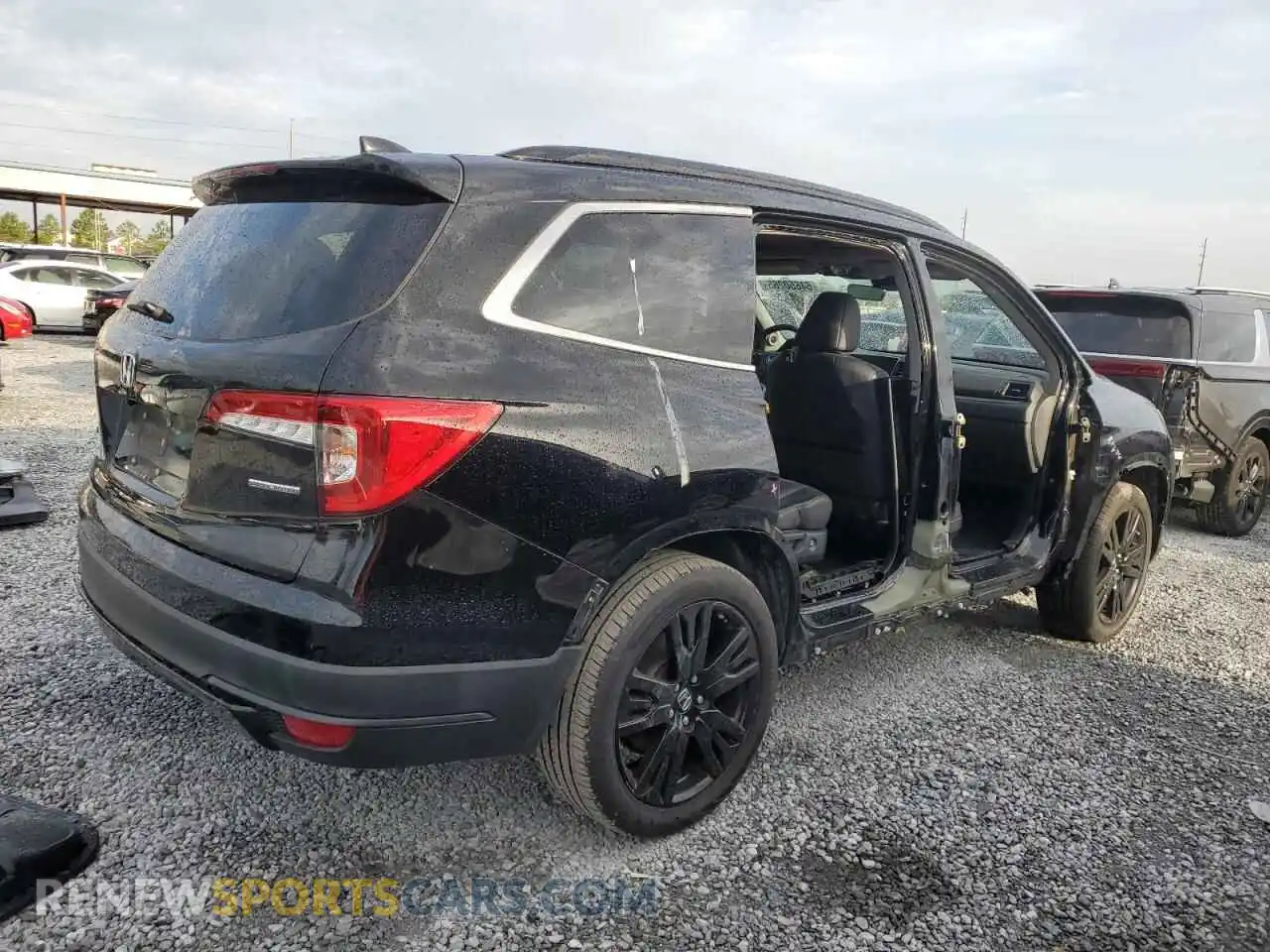 3 Photograph of a damaged car 5FNYF5H27NB027631 HONDA PILOT 2022