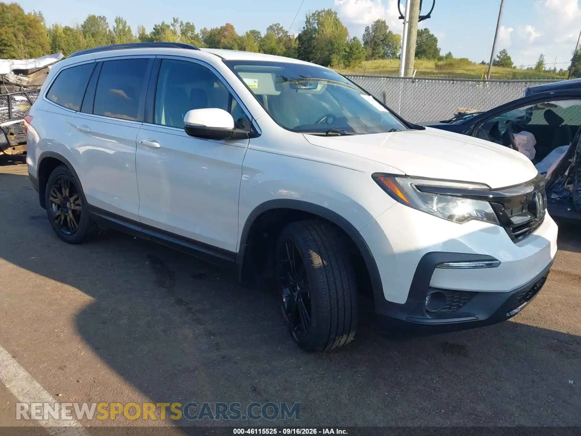 1 Photograph of a damaged car 5FNYF5H27NB032165 HONDA PILOT 2022