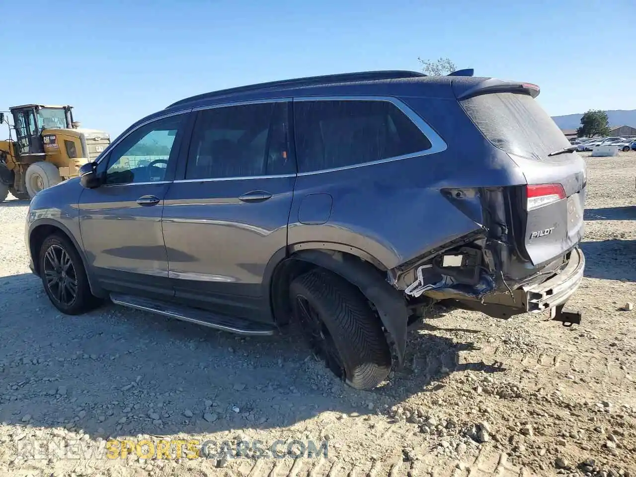 2 fotografías del automóvil dañado 5FNYF5H28NB001314 HONDA PILOT 2022