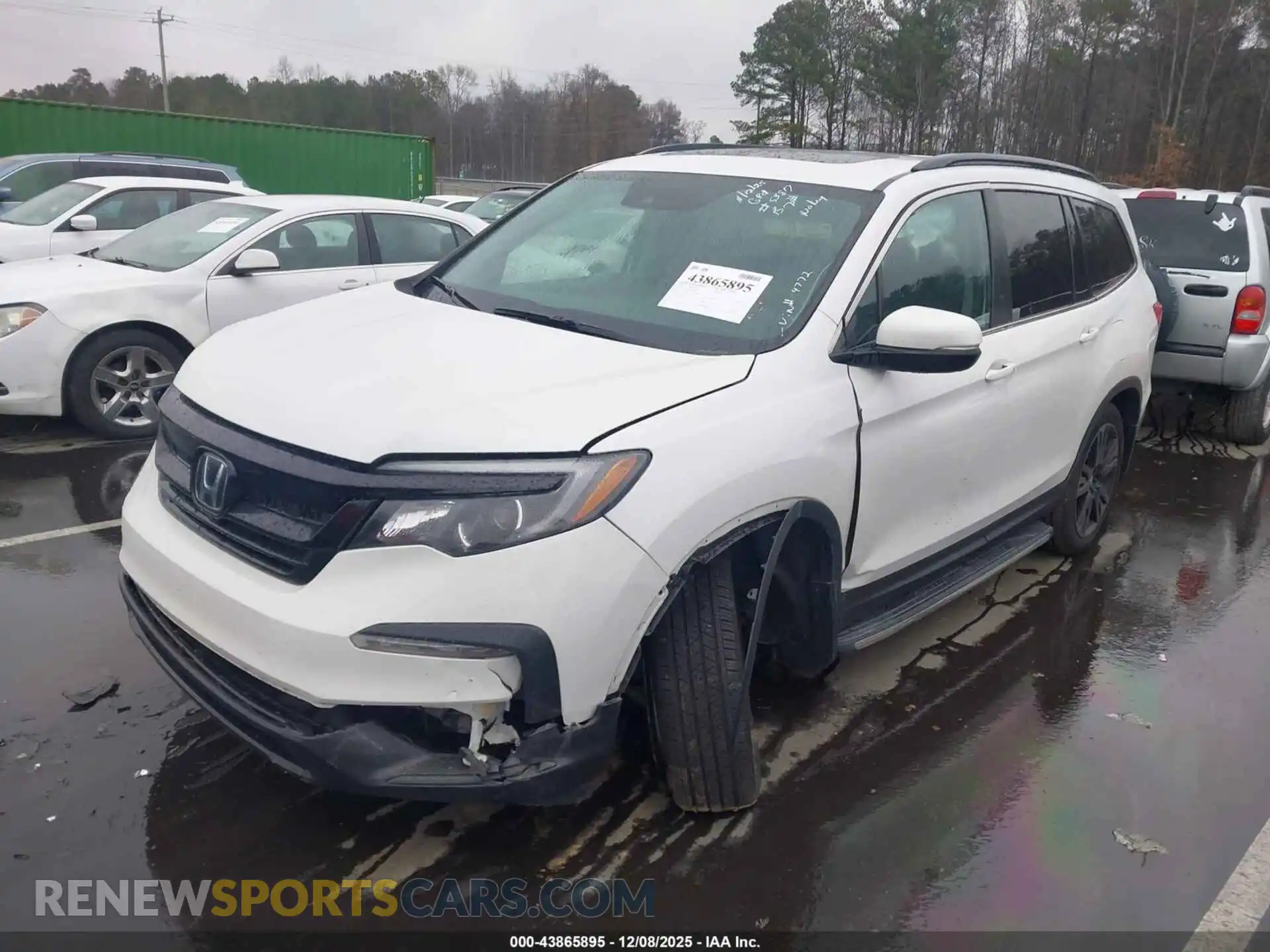 2 Photograph of a damaged car 5FNYF5H2XNB024772 HONDA PILOT 2022