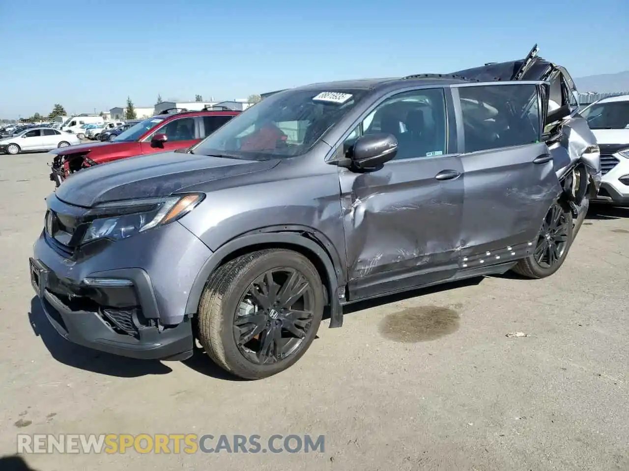 1 Photograph of a damaged car 5FNYF5H2XNB028191 HONDA PILOT 2022