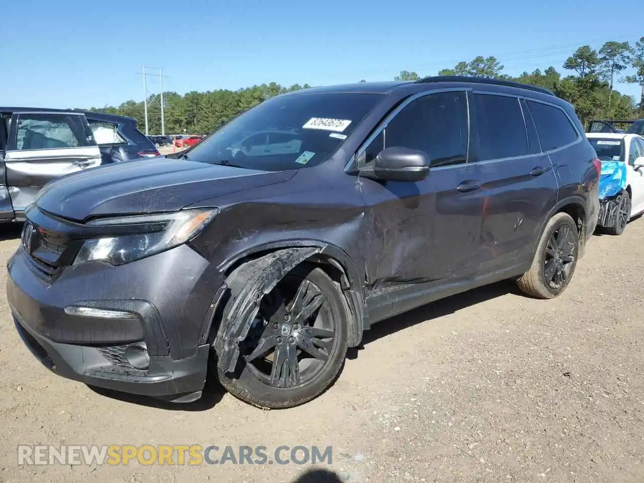 1 Photograph of a damaged car 5FNYF5H2XNB028255 HONDA PILOT 2022