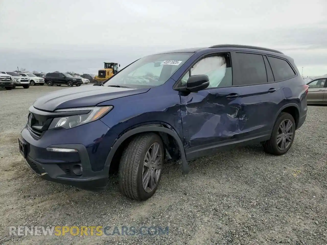 1 Photograph of a damaged car 5FNYF5H35NB019777 HONDA PILOT 2022