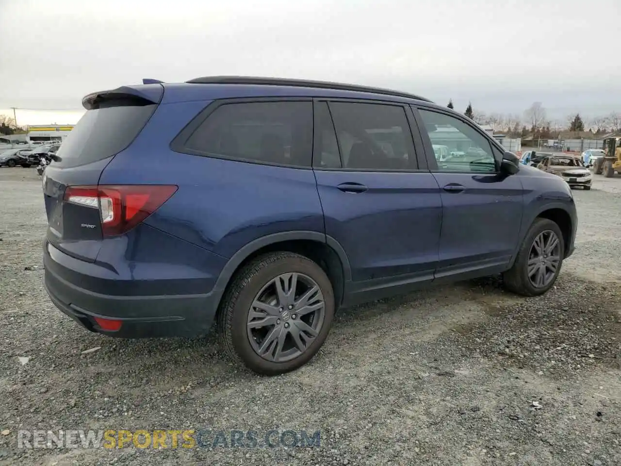 3 Photograph of a damaged car 5FNYF5H35NB019777 HONDA PILOT 2022