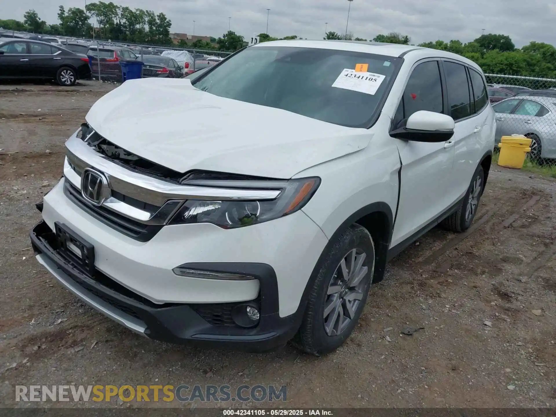 2 Photograph of a damaged car 5FNYF5H52NB003232 HONDA PILOT 2022