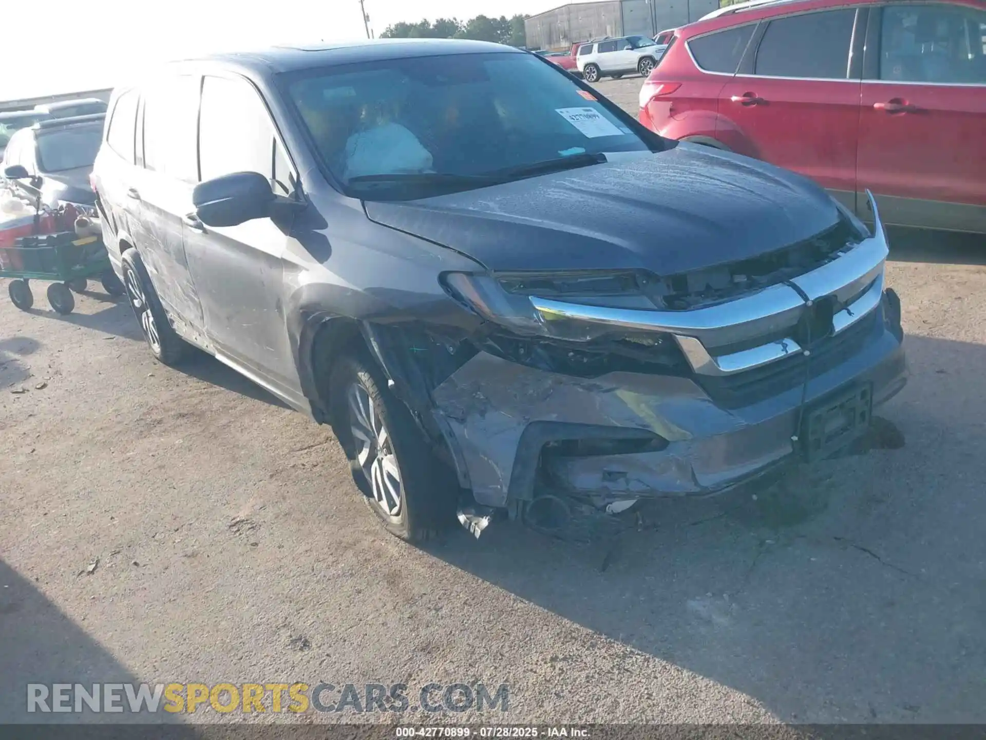 1 Фотография поврежденного автомобиля 5FNYF5H53NB007760 HONDA PILOT 2022