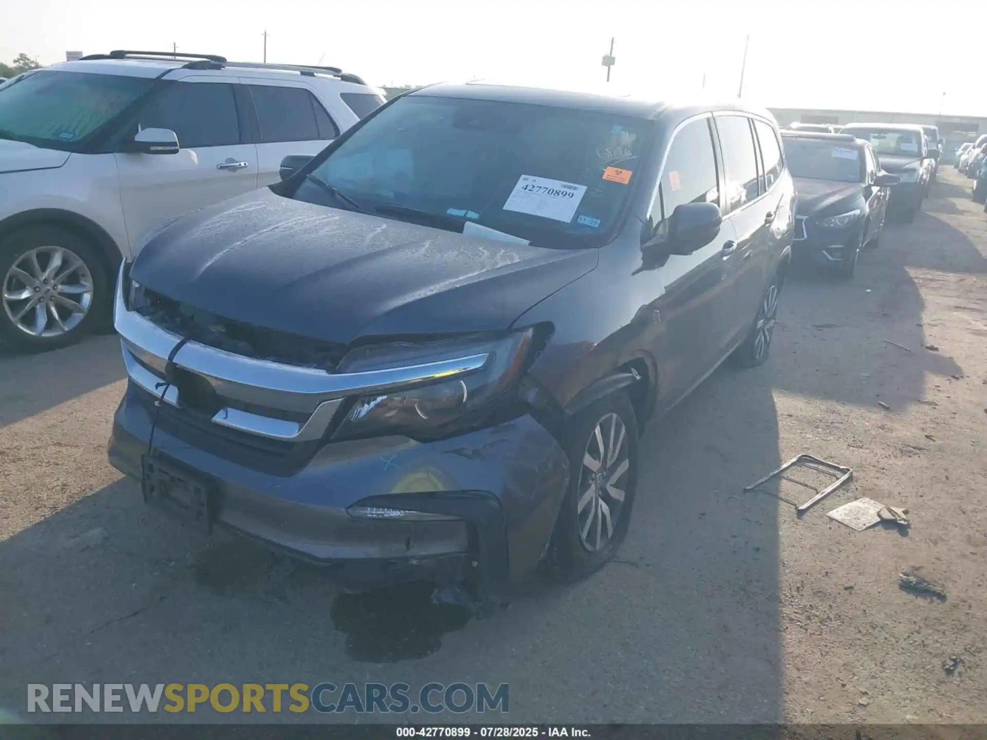 2 Фотография поврежденного автомобиля 5FNYF5H53NB007760 HONDA PILOT 2022